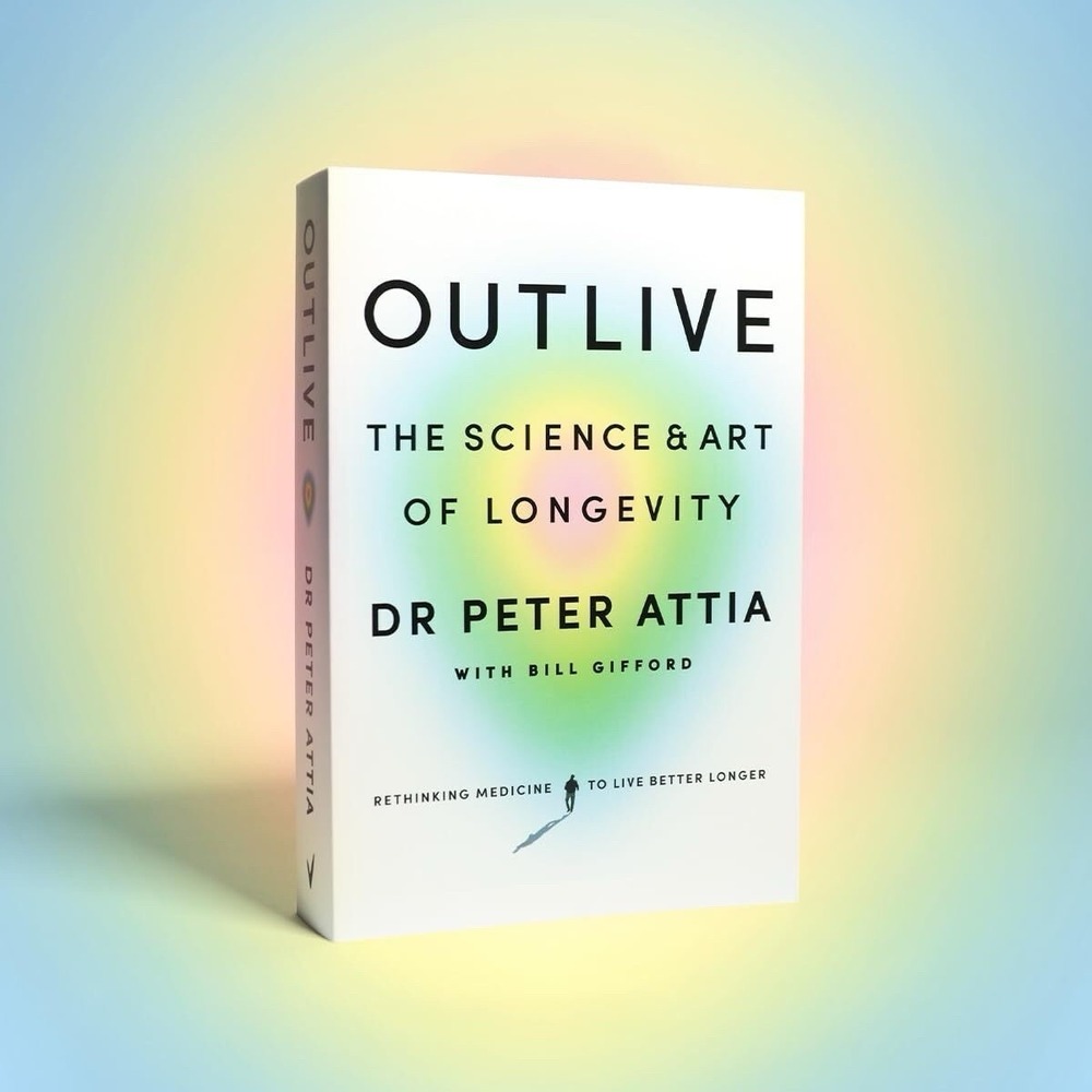Outlive: The Science & Art of Longevity by Peter Attia MD Hard Cover New